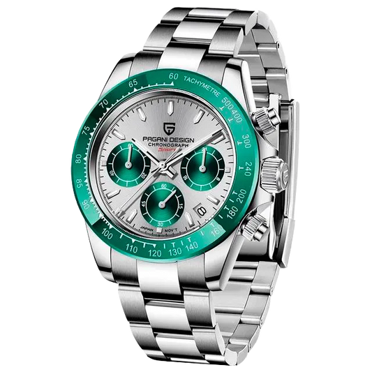 RELOJ PAGANI DESIGN CHRONOGRAPH SPORT (BLACK GREEN)