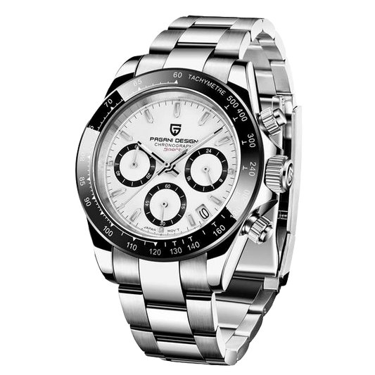RELOJ PAGANI DESIGN CHRONOGRAPH SPORT (BLACK WHITE)