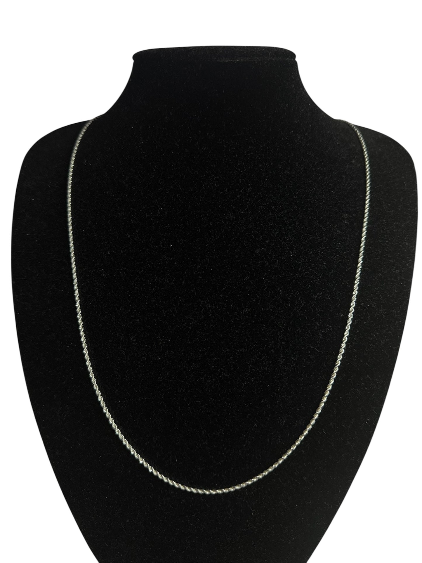 Cadena turbillon Plata 925 (58cm)
