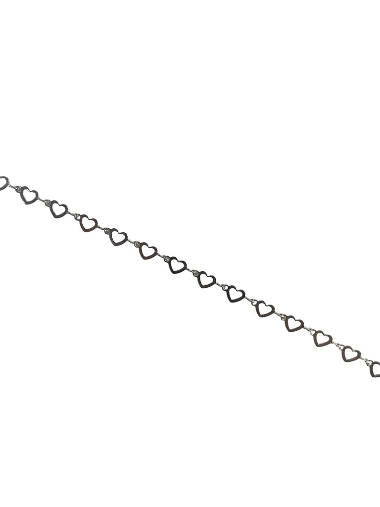 Pulsera corazones Plata 925