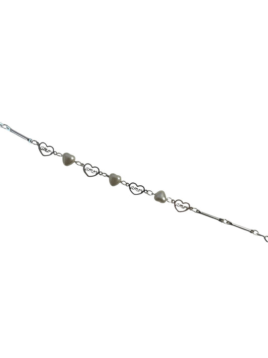 Pulseras de corazones Plata 925
