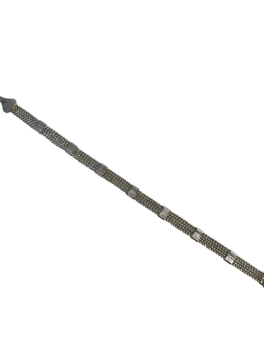 Pulsera tejido fino Plata 925