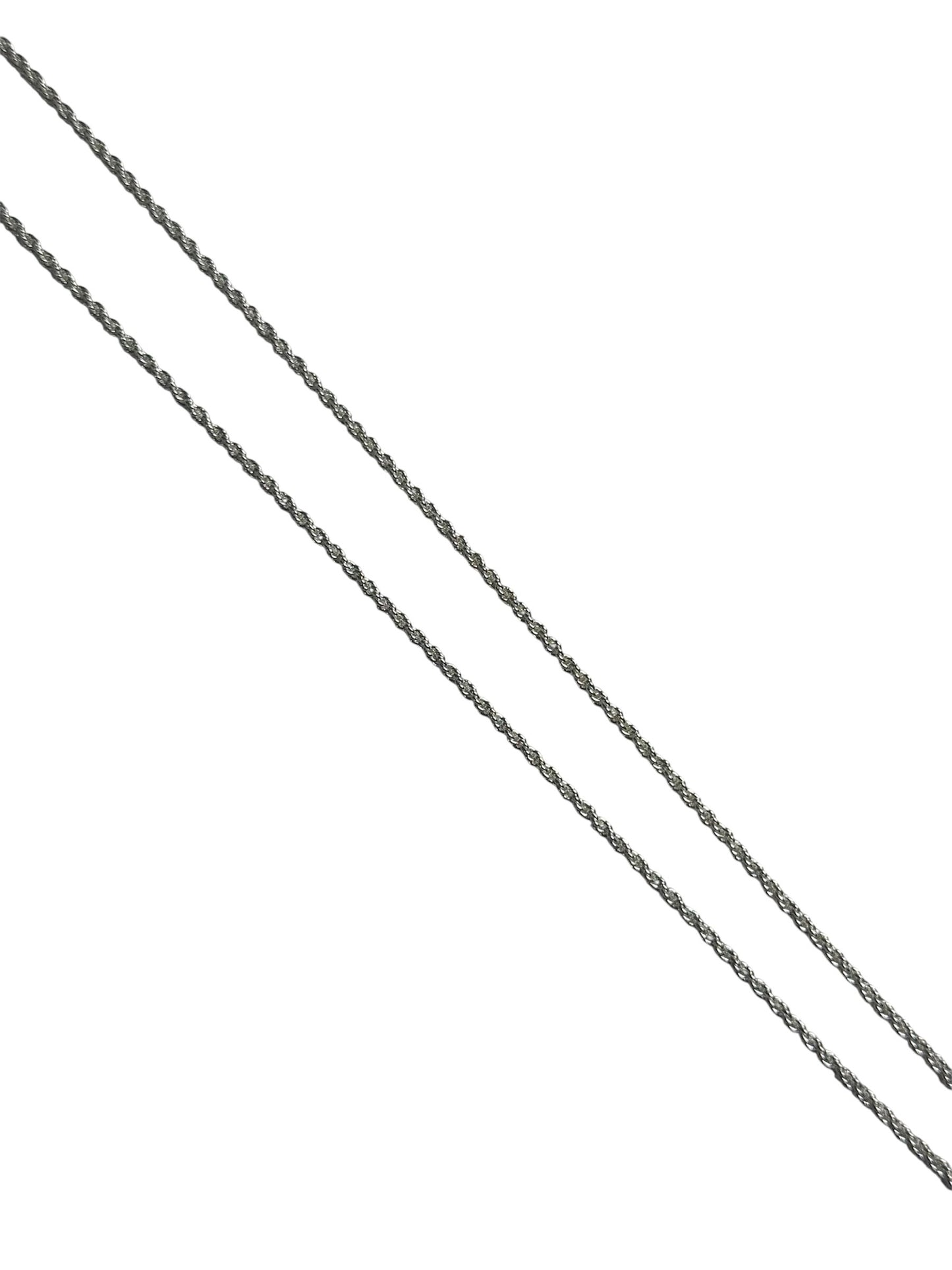 Cadena turbillon Plata 925 (58cm)